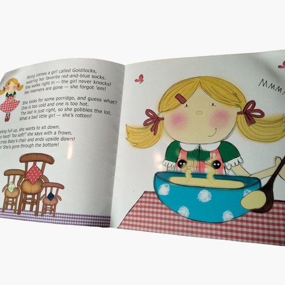 Giant Storytime Books Goldilocks Three Bears katie Saunders Laminate Pages - Picture 3 of 8
